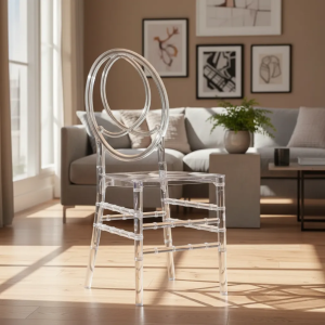 Silla Tiffany Chiavari Acrílica Transparente Apilable